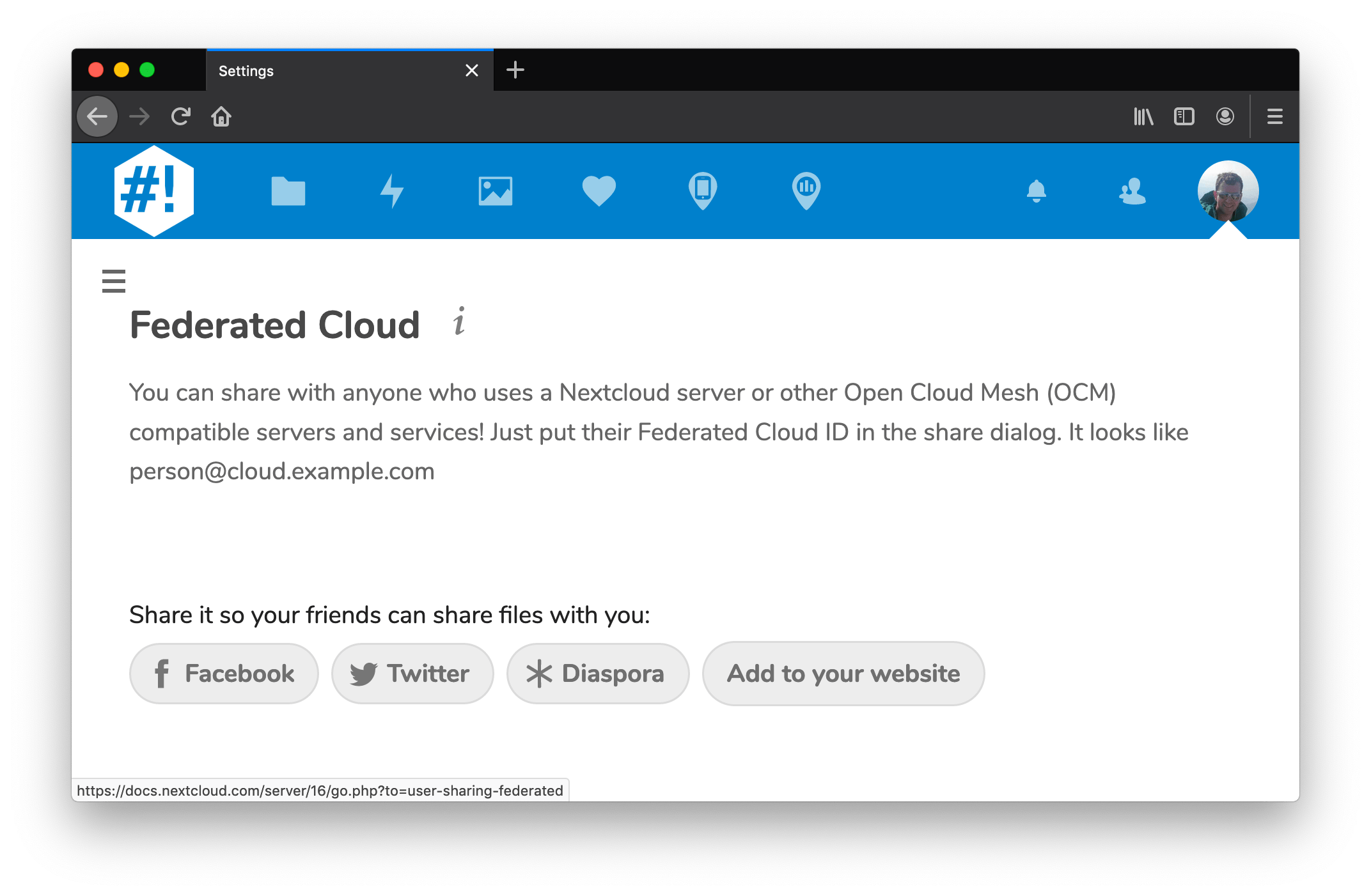 Nextcloud Federation